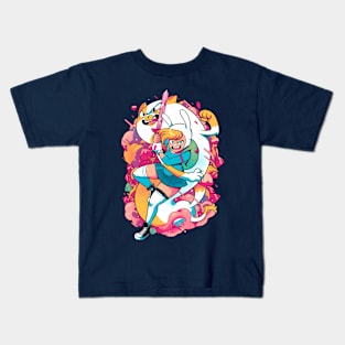 The Human & The Cat Kids T-Shirt